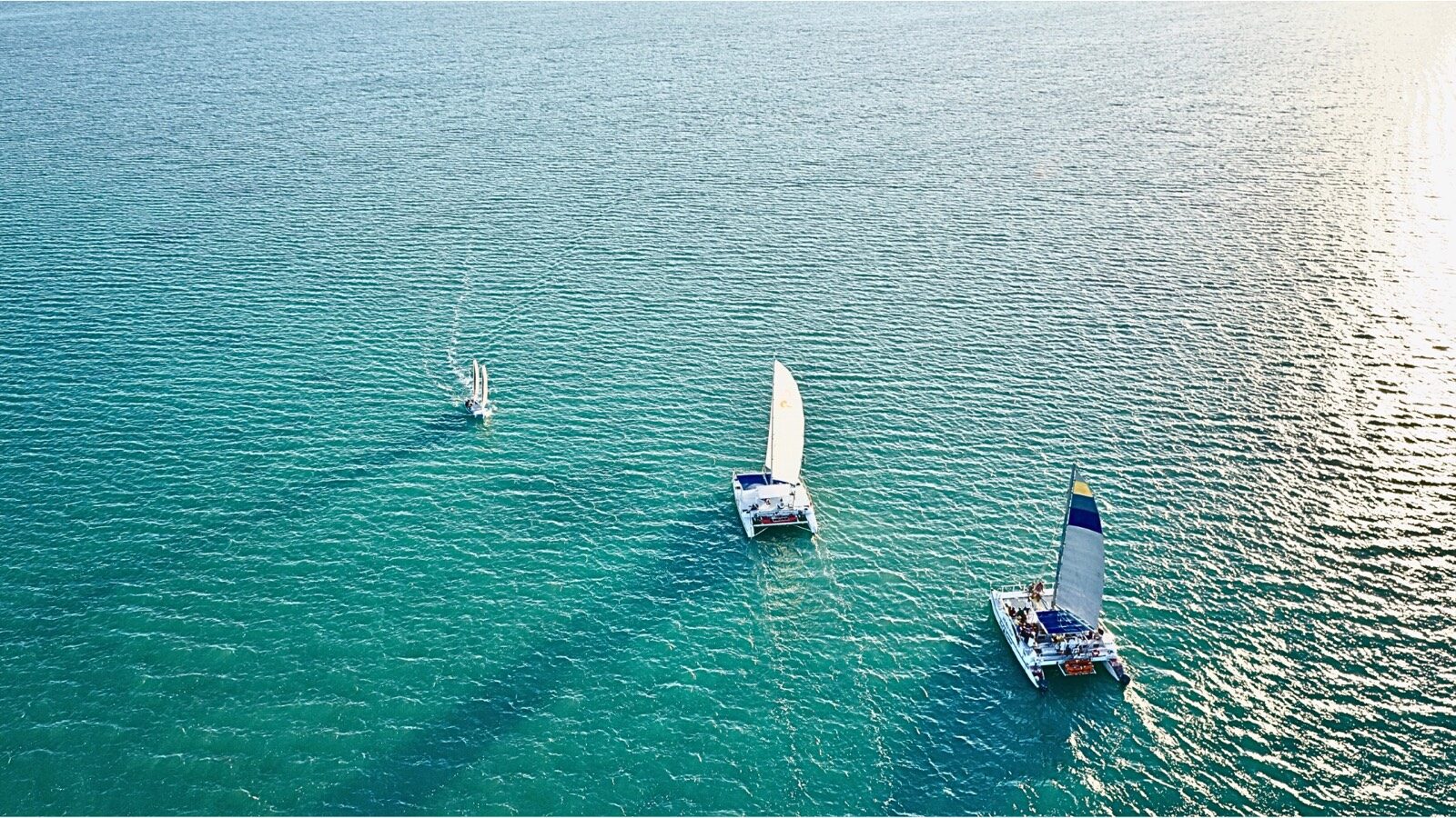 The Carolina Moon catamaran ready for a private charter in Key Largo