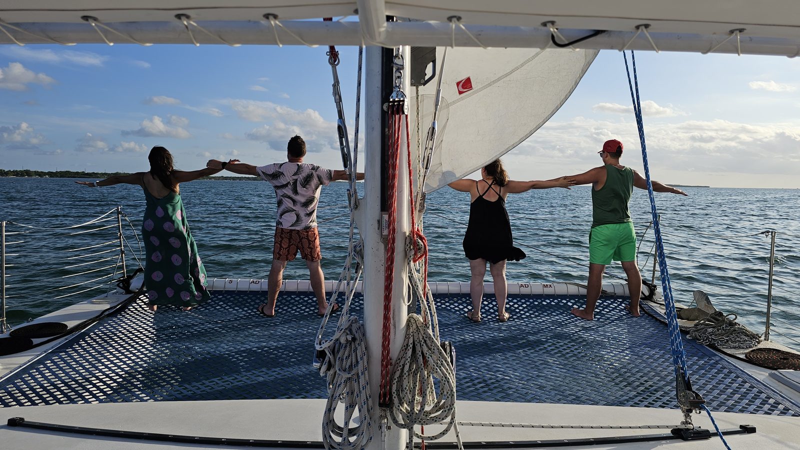 A family enjoying the ultimate day on the water in Key Largo