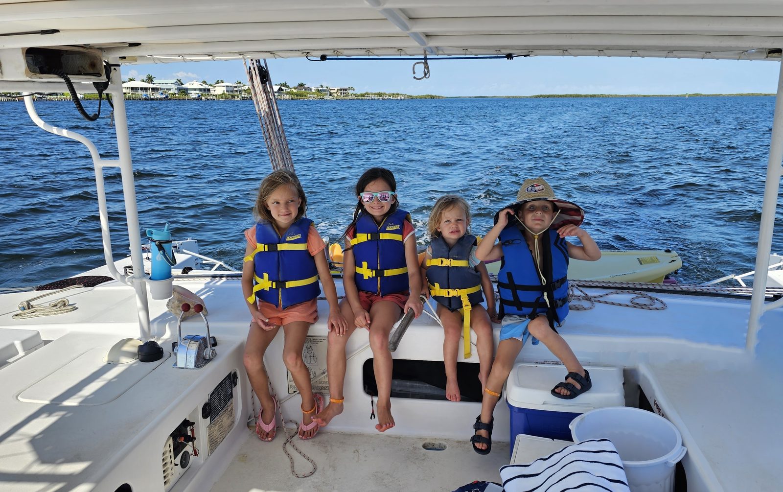 A group sending off summer with a Labor Day weekend charter in Key Largo